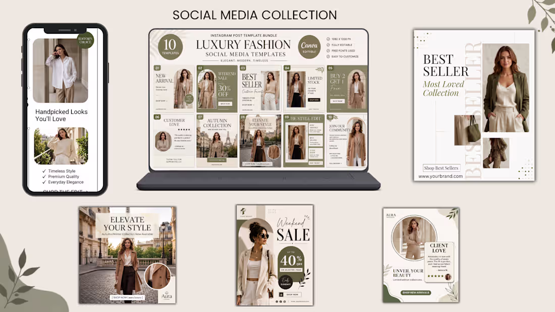 Cover image for Luxury Marketing & Promotional Social
