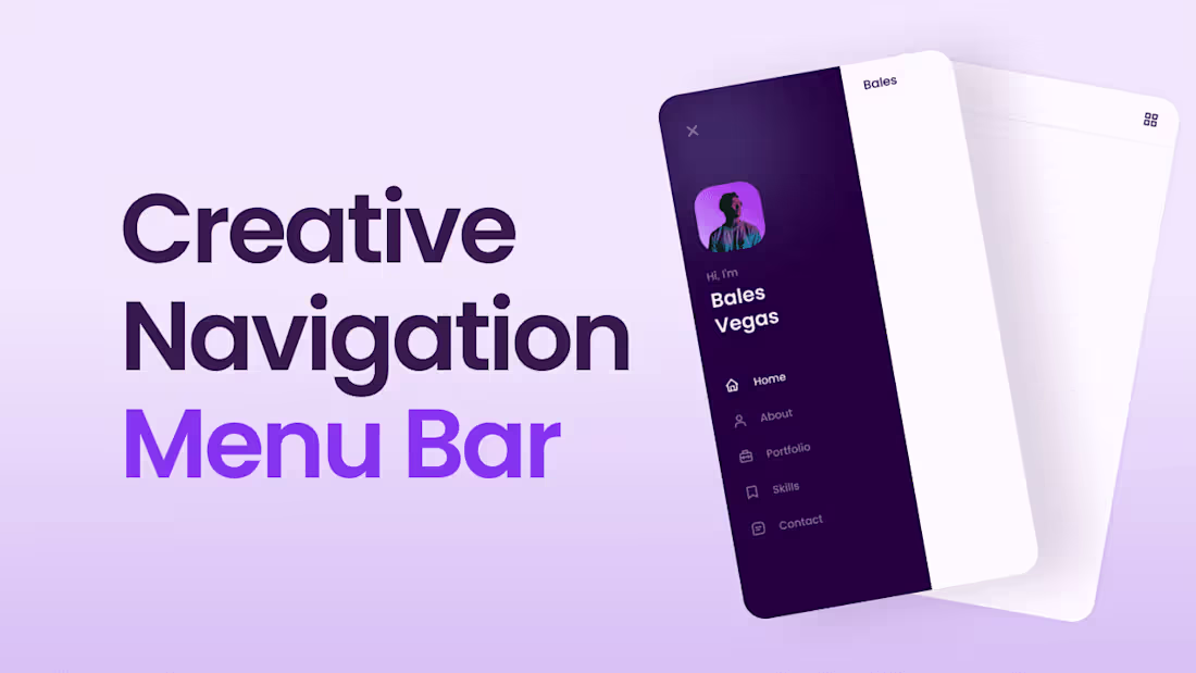Cover image for Sidebar Or Navigation Or Nav Bar #02