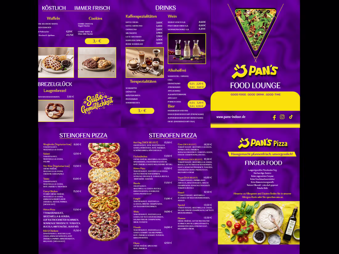 Cover image for Pizza Food Menu