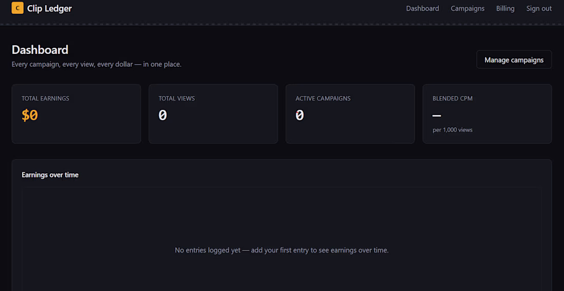 Cover image for Clip Ledger — Full-Stack SaaS