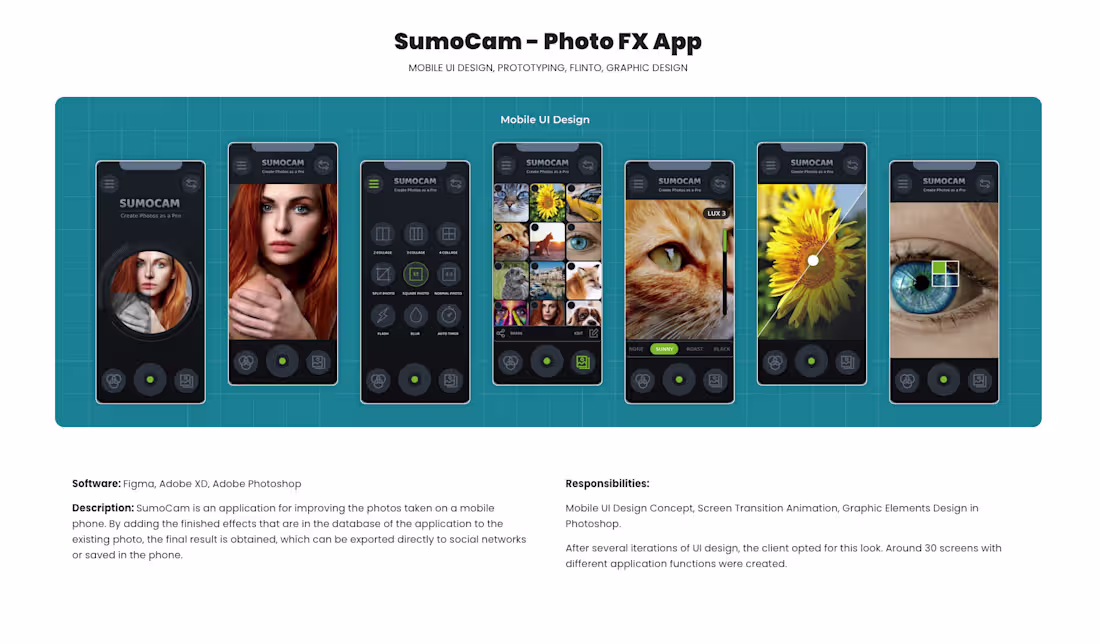 Cover image for SumoCam - Photo FX App