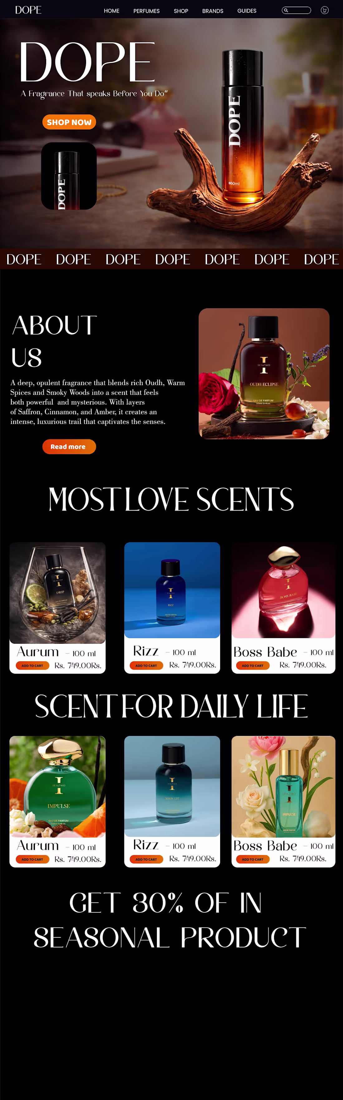 Cover image for Luxury Landing Page Design for