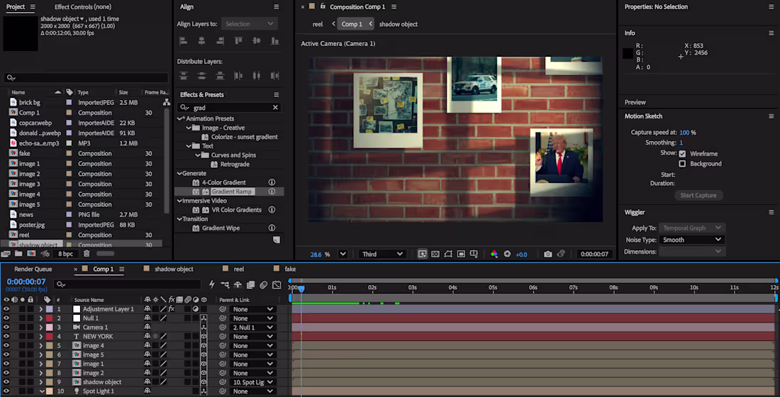 Cover image for Created a documentary style wall