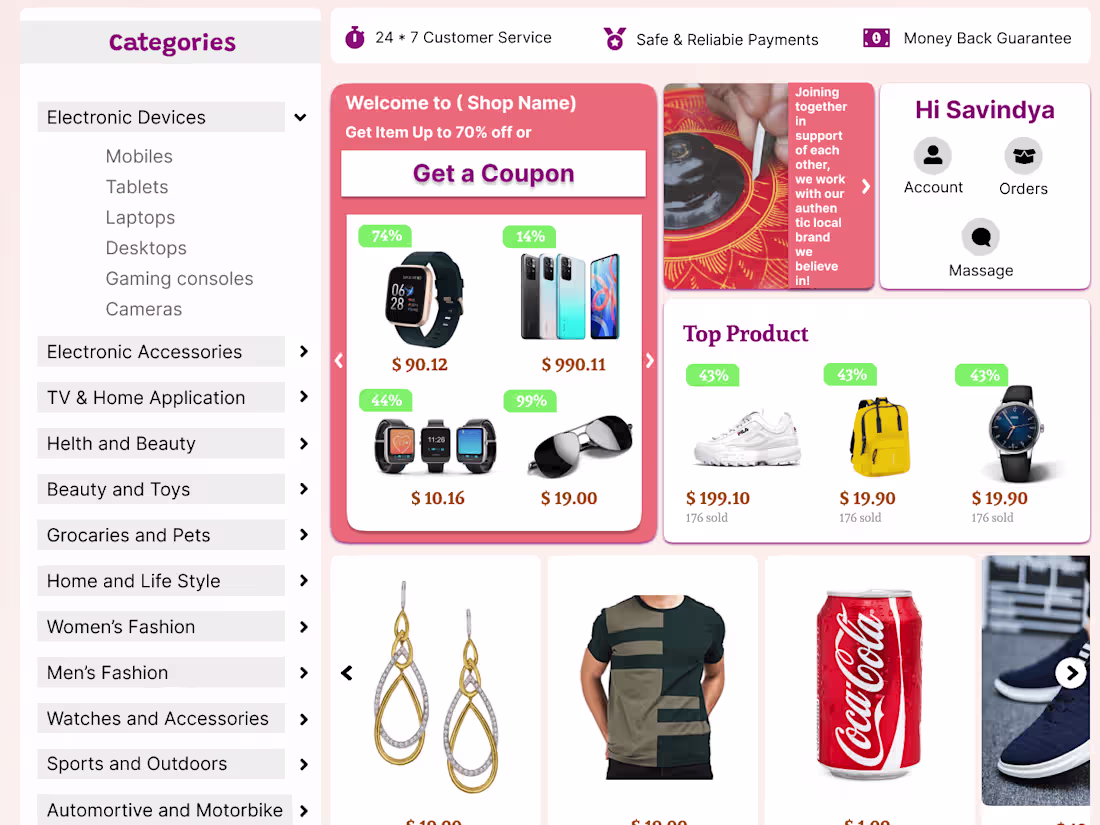 Cover image for E-Commerce Website