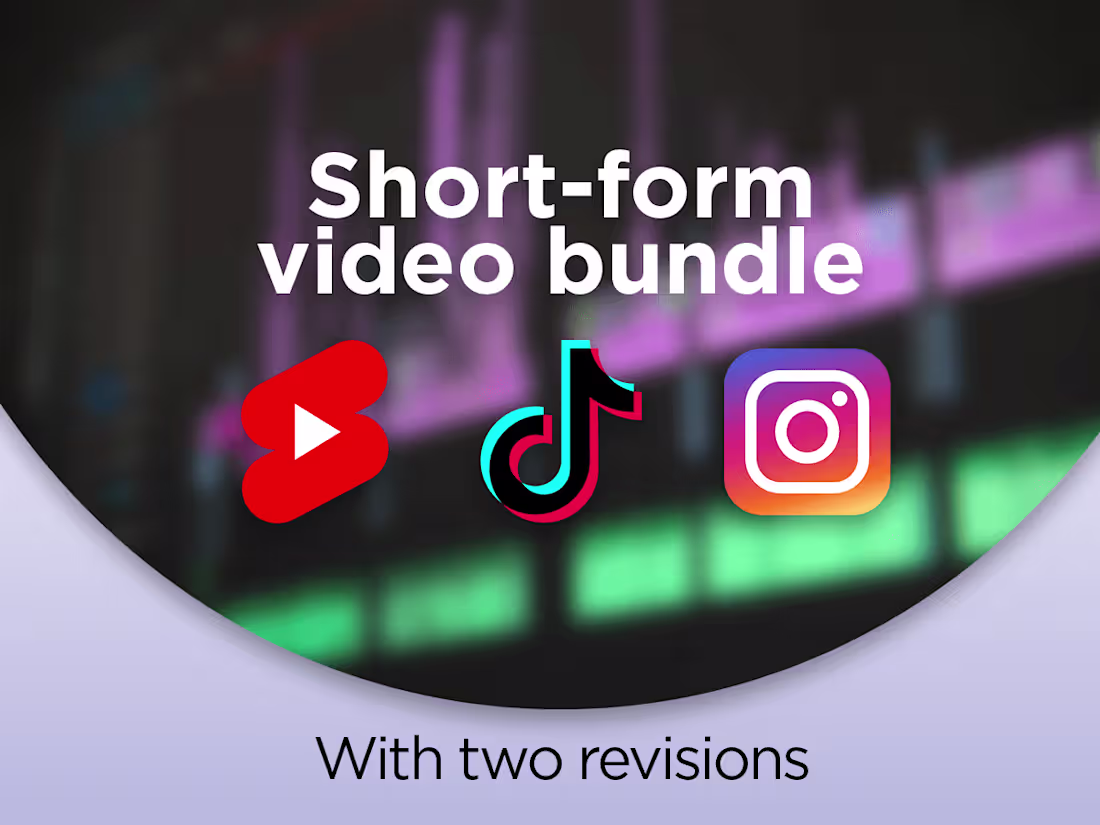 Cover image for Short-form video bundle (LinkedIn/YouTube/Reels)