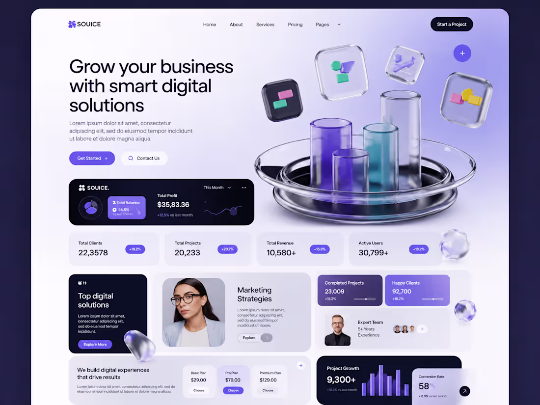 Cover image for Converting SaaS Landing Page Design