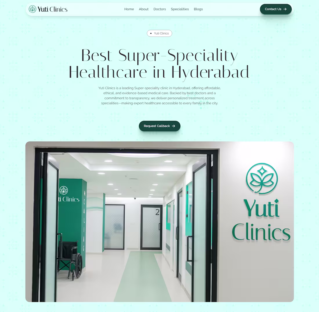 Cover image for Yuti Clinics