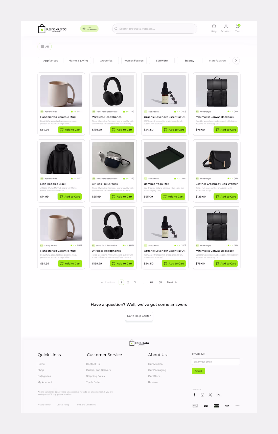Cover image for Designed a modern e-commerce shop