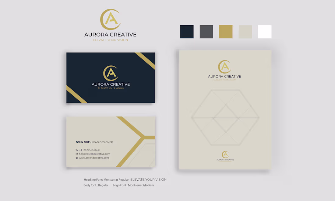 Cover image for Premium and clean brand identity