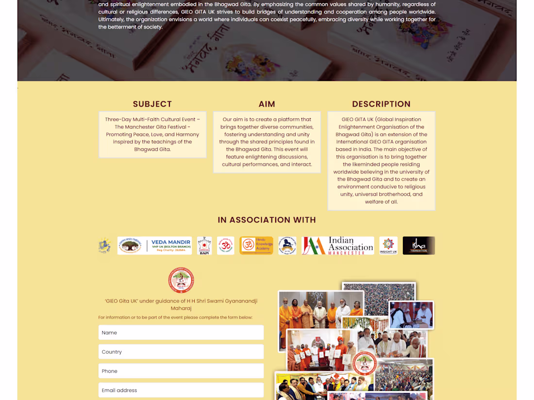 Cover image for GIEO Gita - Global Inspiration Enlightment of the Bhagwat Gita