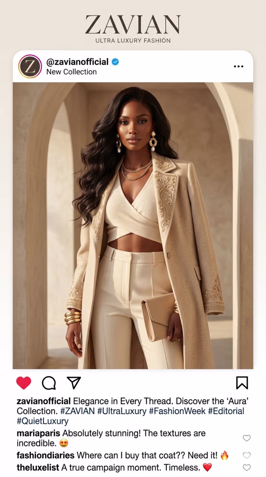 Cover image for 🤍 Zavian Ultra Luxury Fashion