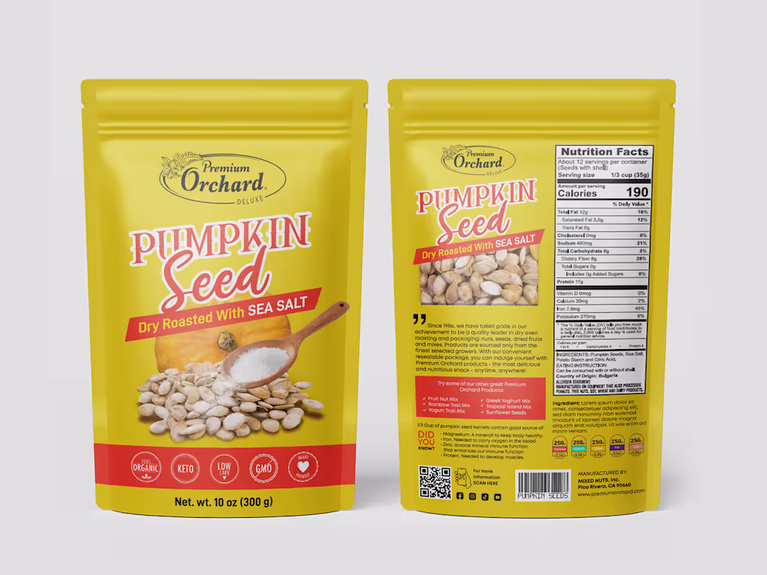 Cover image for Pumpkin Seed Pouch Design