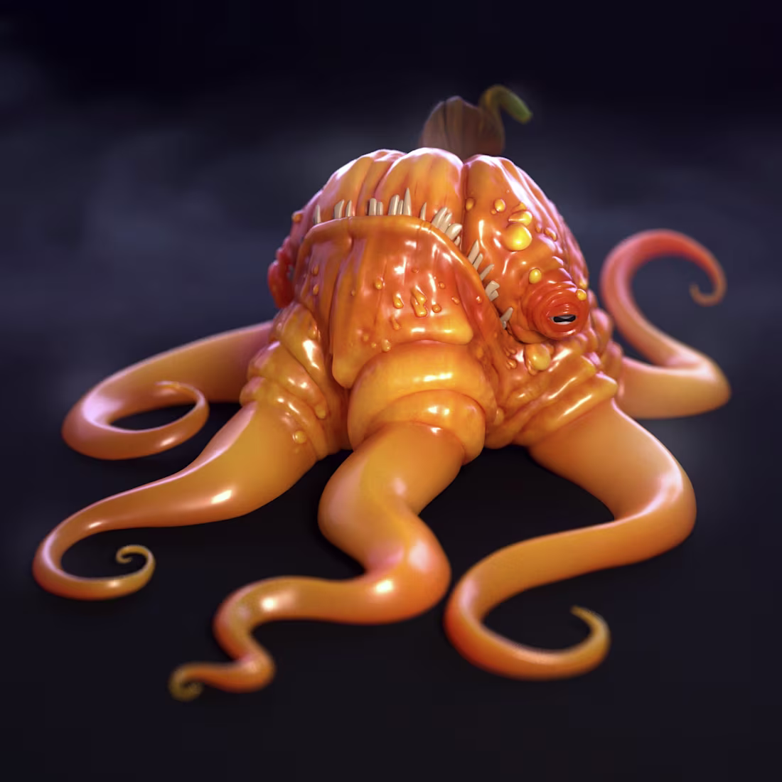 Cover image for Bobby the Pumpkin - 3D Creature Design
