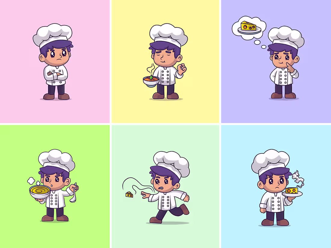 Cover image for Cute Chef Cartoon :: Behance
