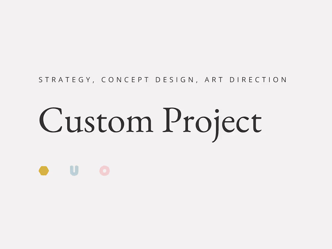 Cover image for Custom Design Project