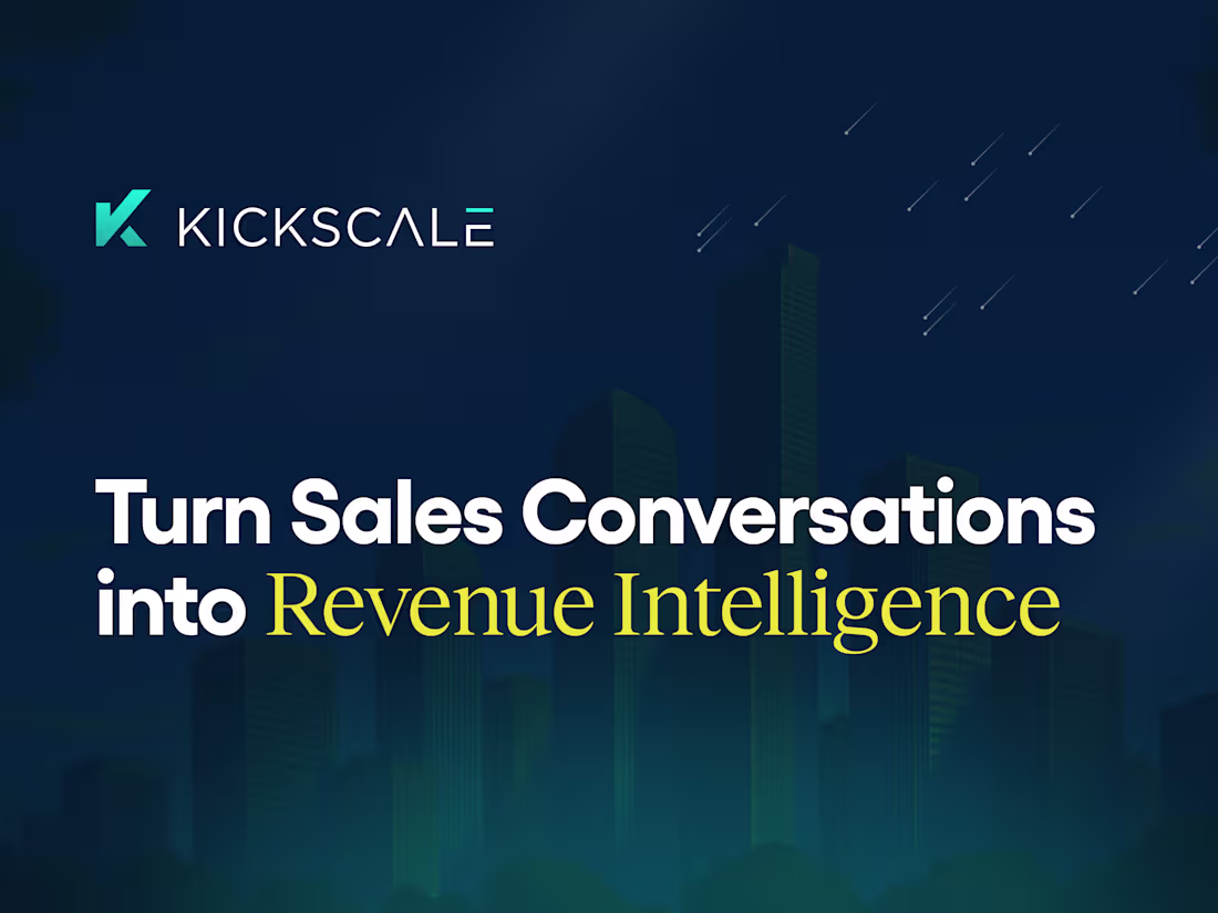 Cover image for Kickscale – AI Revenue Intelligence Platform