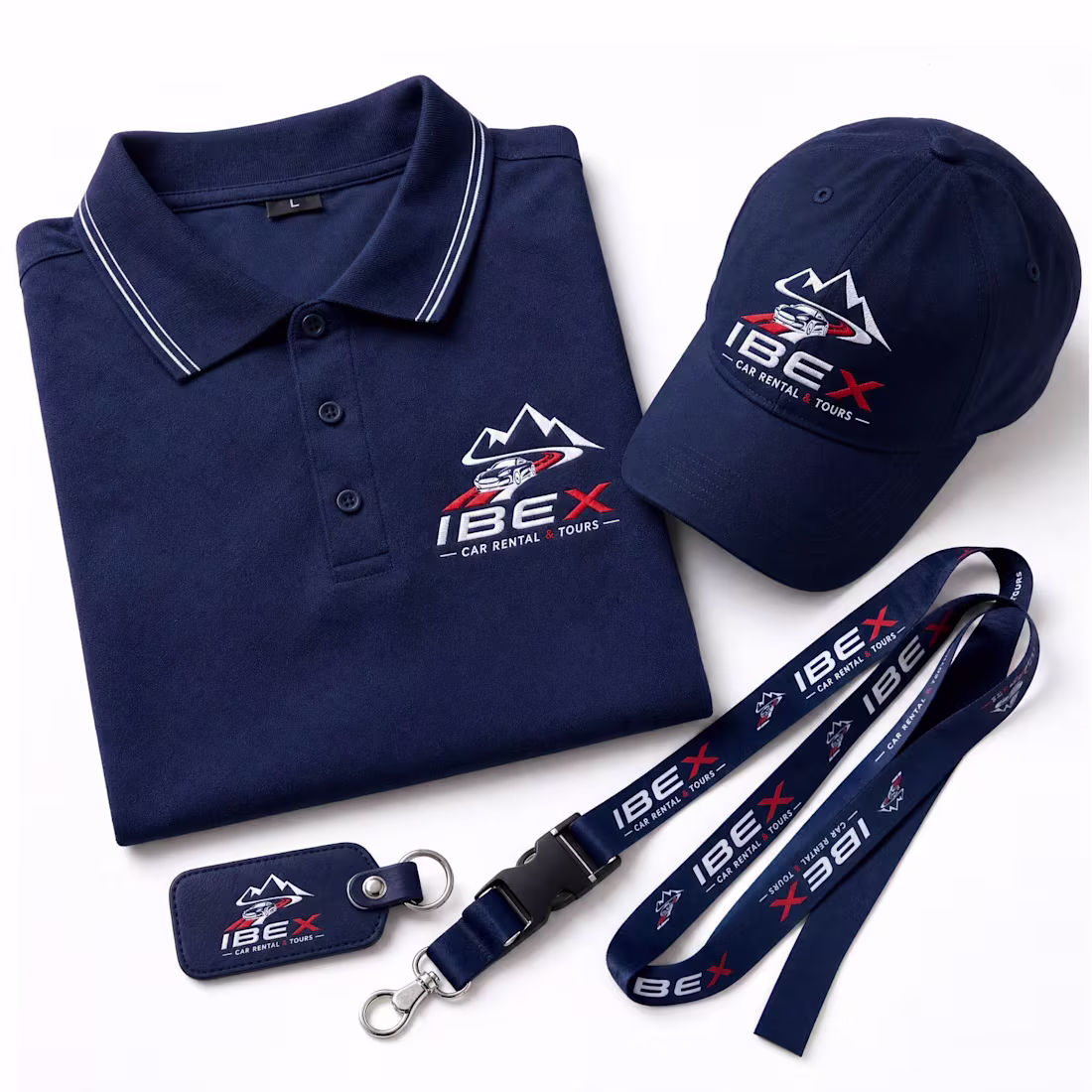 Cover image for ibex car rentals and Tours brandind From the merchandise Sta...