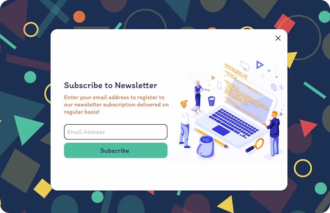 Cover image for subscribe newsletter page