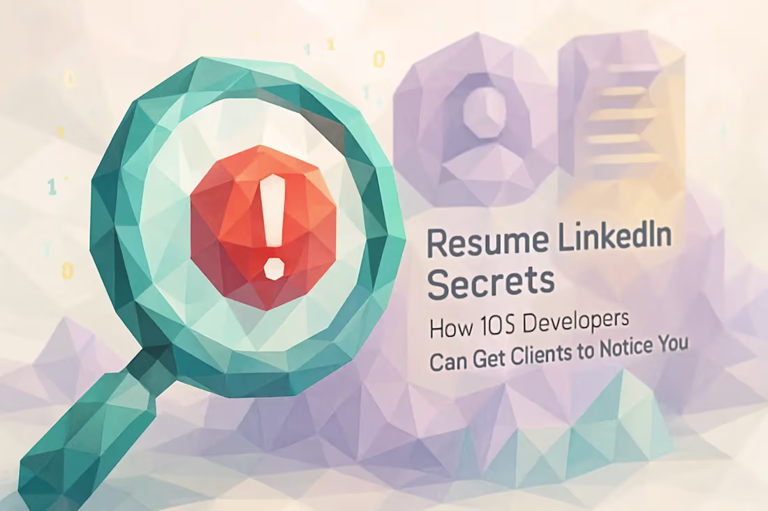 Cover image for Resume & LinkedIn Secrets: How iOS Developers Can Get Clients to Notice You