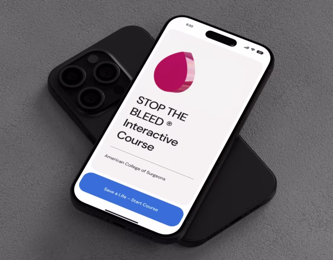 Cover image for Interactive Trauma Training App (React