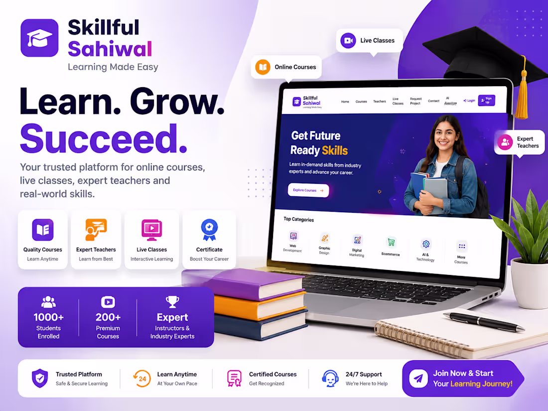 Cover image for Skillful Sahiwal - Learning Management