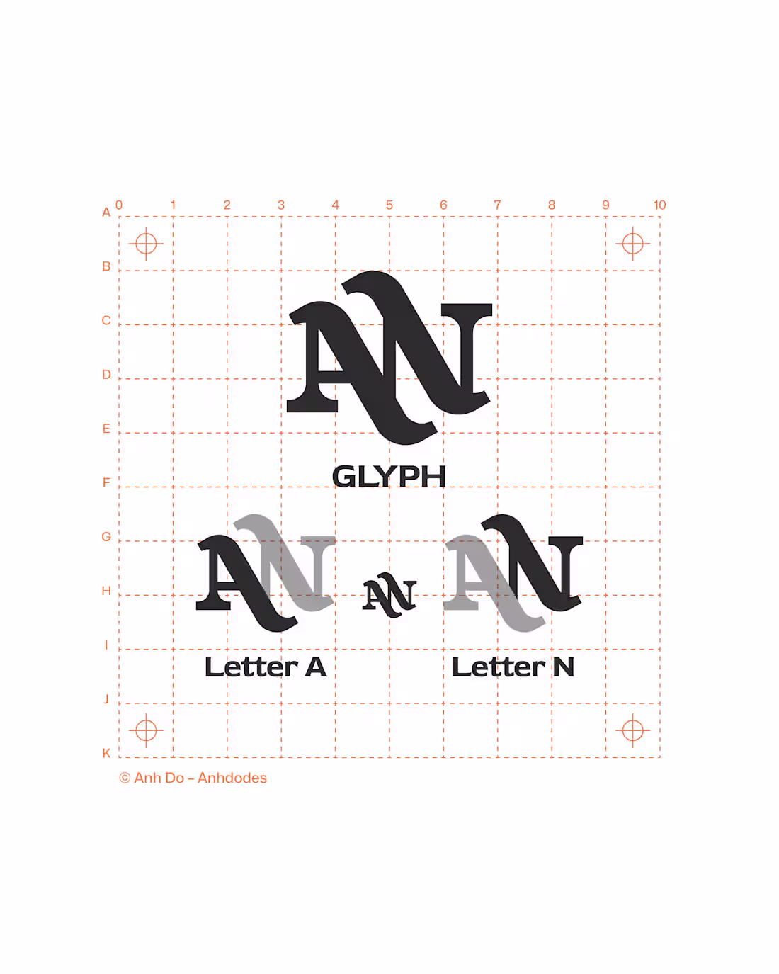 Cover image for AN NA monogram typography Exclusive