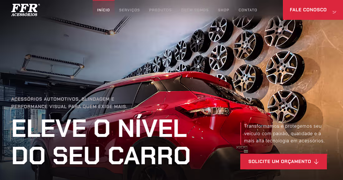 Cover image for FFR Acessórios - Eleve o nível do seu Carro