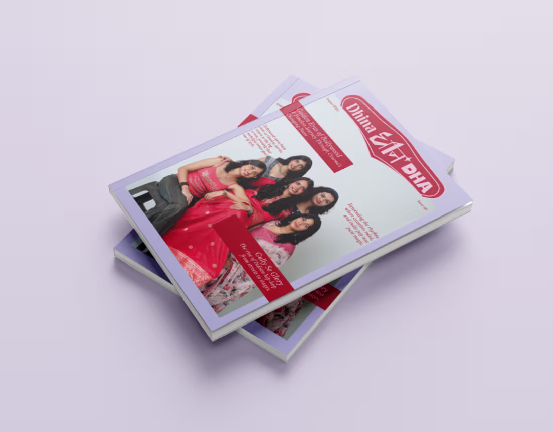 Cover image for Dhina Dhin Dha Magazine Editorial Design