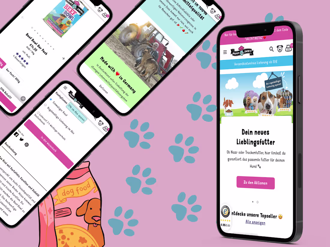 Cover image for 🐶 Increasing UX for fancy pet nutrition store