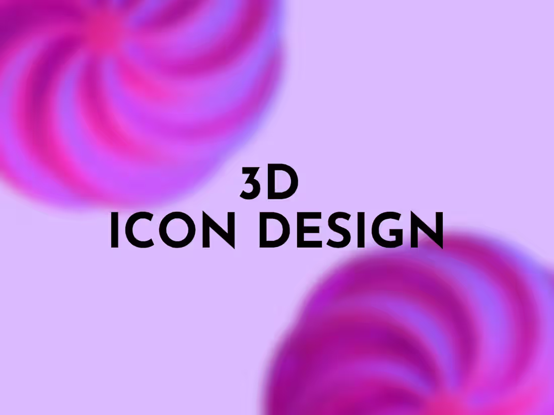 Cover image for 3D Icon Designs.