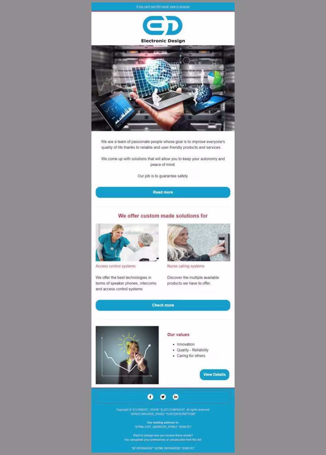 Cover image for Email template design