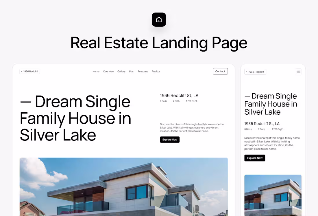 Cover image for Framer Real Estate Website