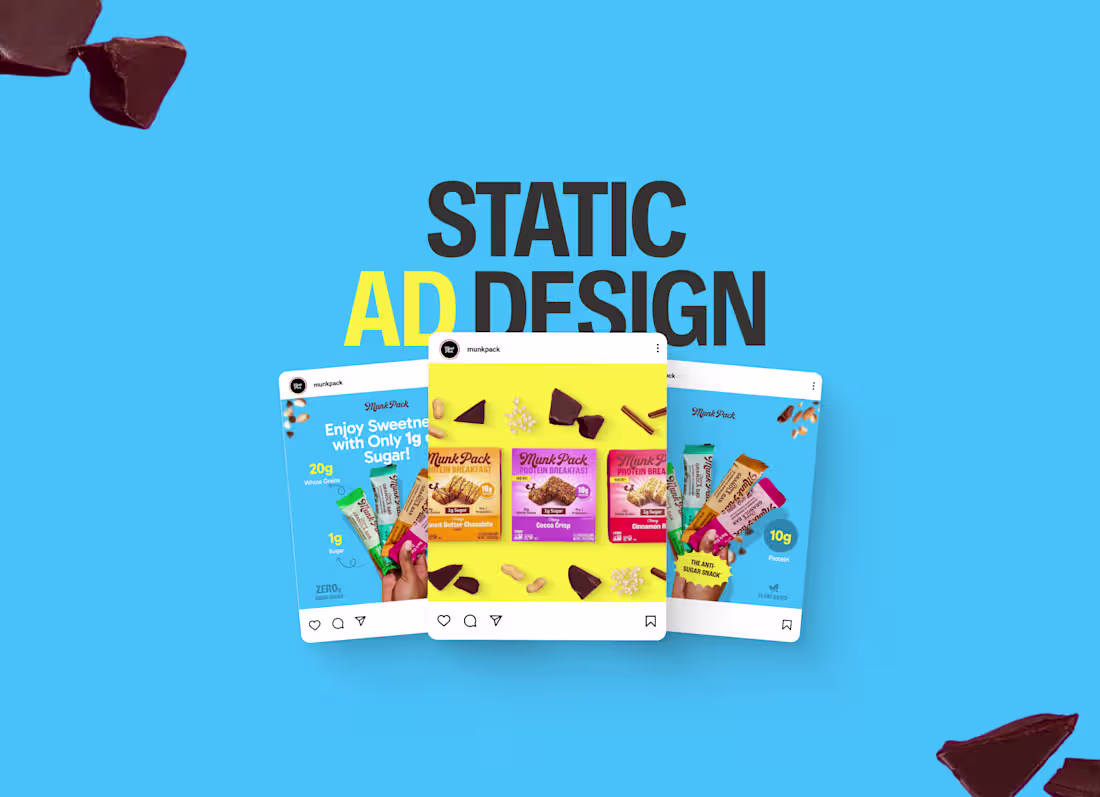 Cover image for Static Ad Design | DTC Ad Campaign Design