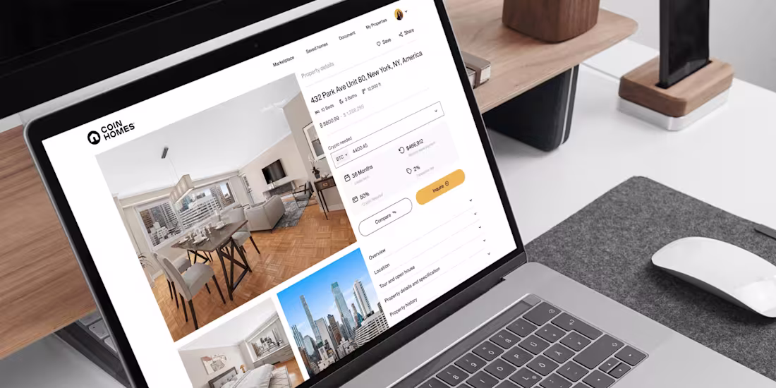 Cover image for Coinhomes product design