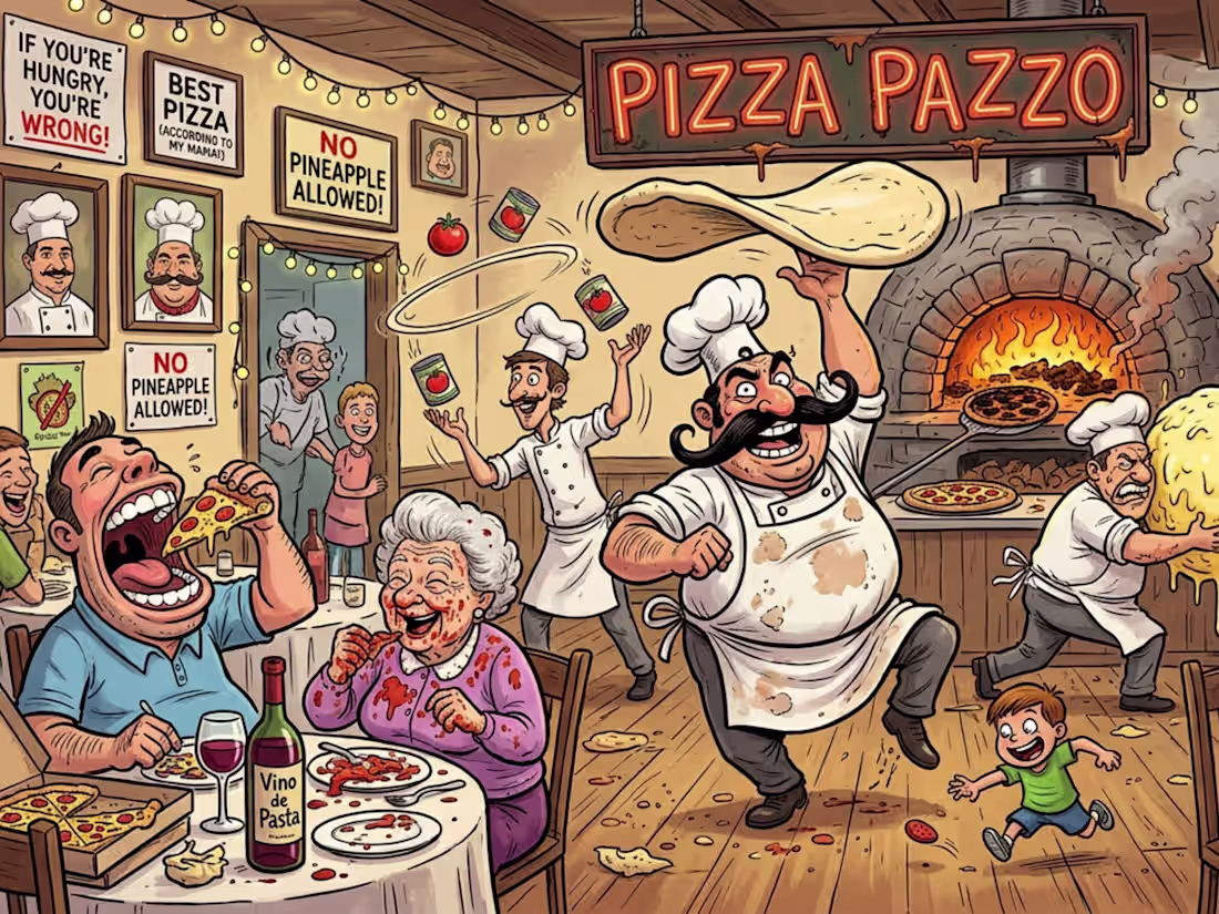 Cover image for A warm, delicious pizza poster