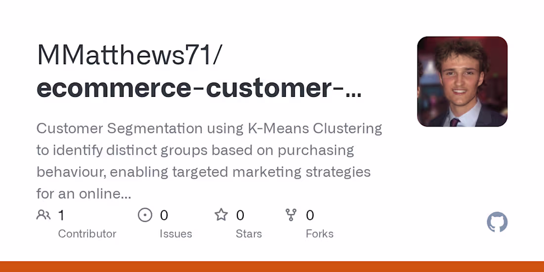 Cover image for E-Commerce Customer Segmentation