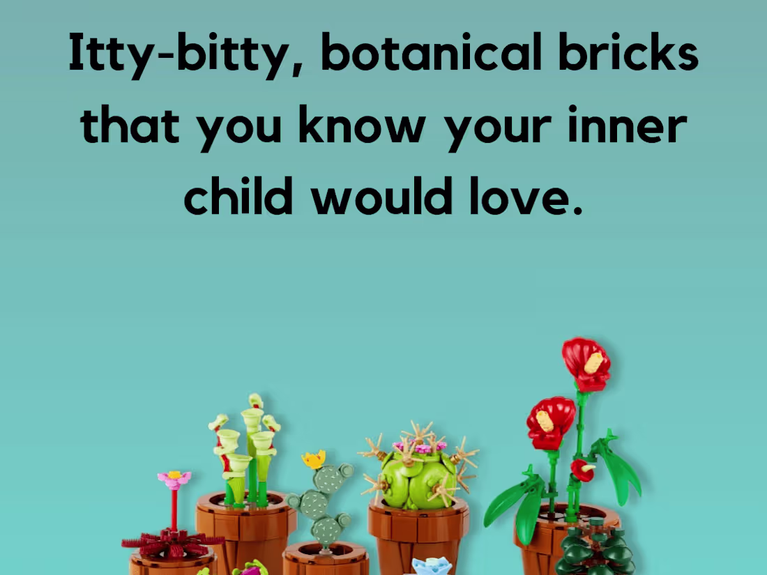 Cover image for Word Tonic's January 2024 Copy Challenge: LEGO's Tiny Plants