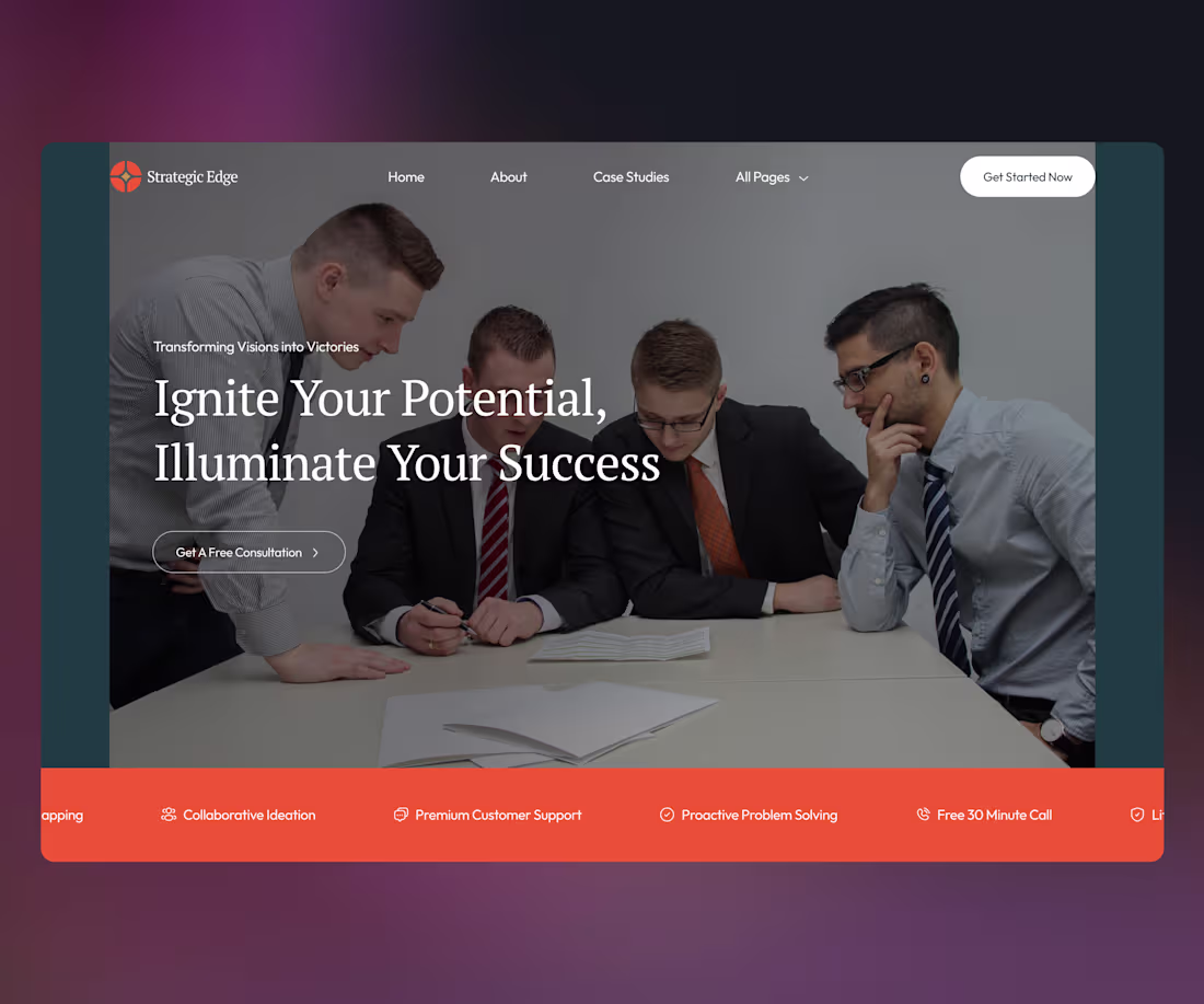 Cover image for Strategic Edge Consulting is a