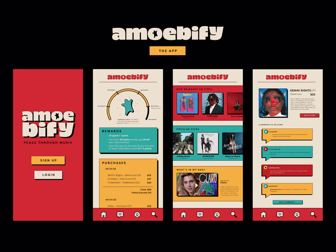 Cover image for AMOEBIFY: Brand/App Identity