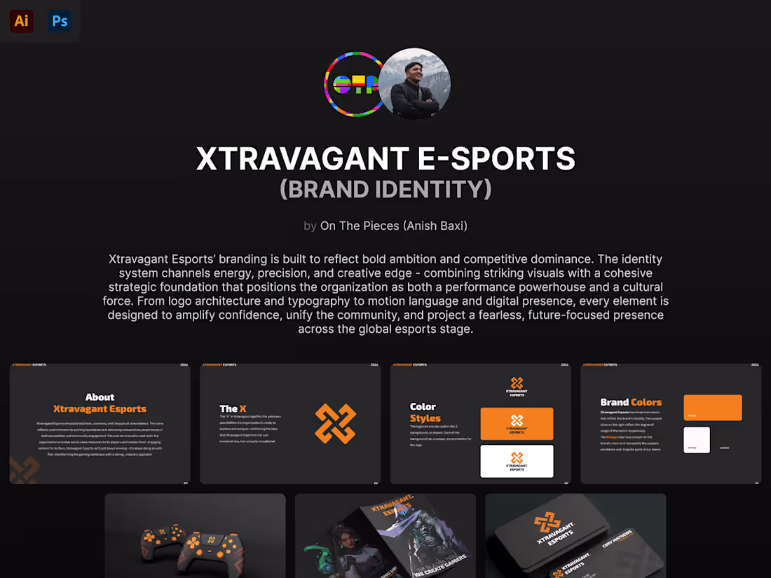 Cover image for Brand Identity Design - Xtravagant Esports