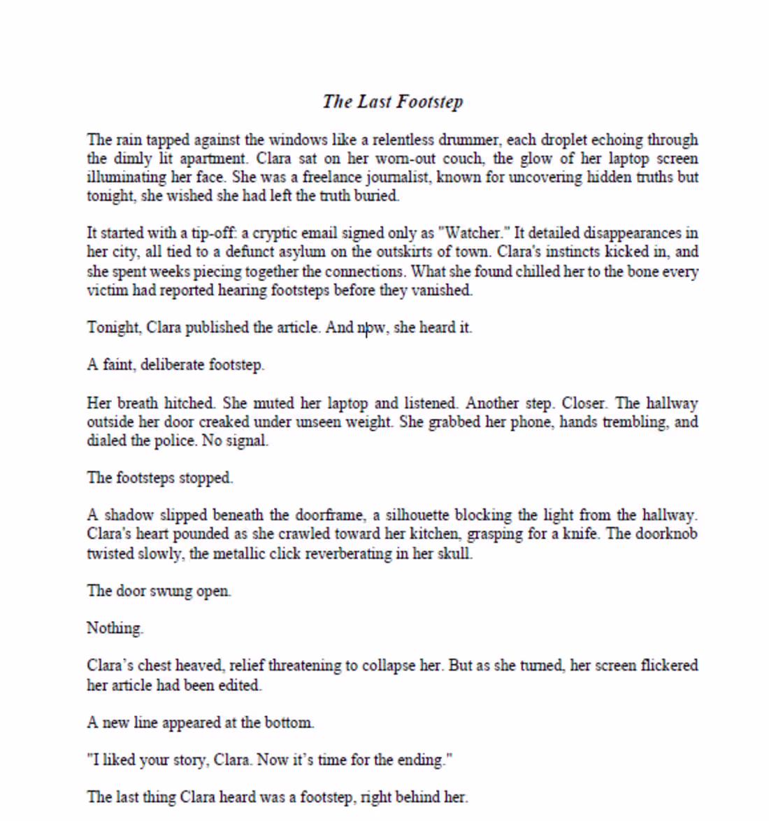 Cover image for The LastFootsteps