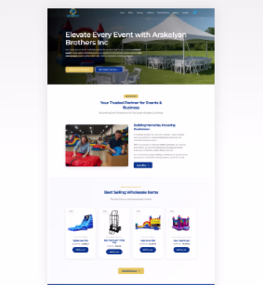 Cover image for Arakelyan Brothers Inc.  Website