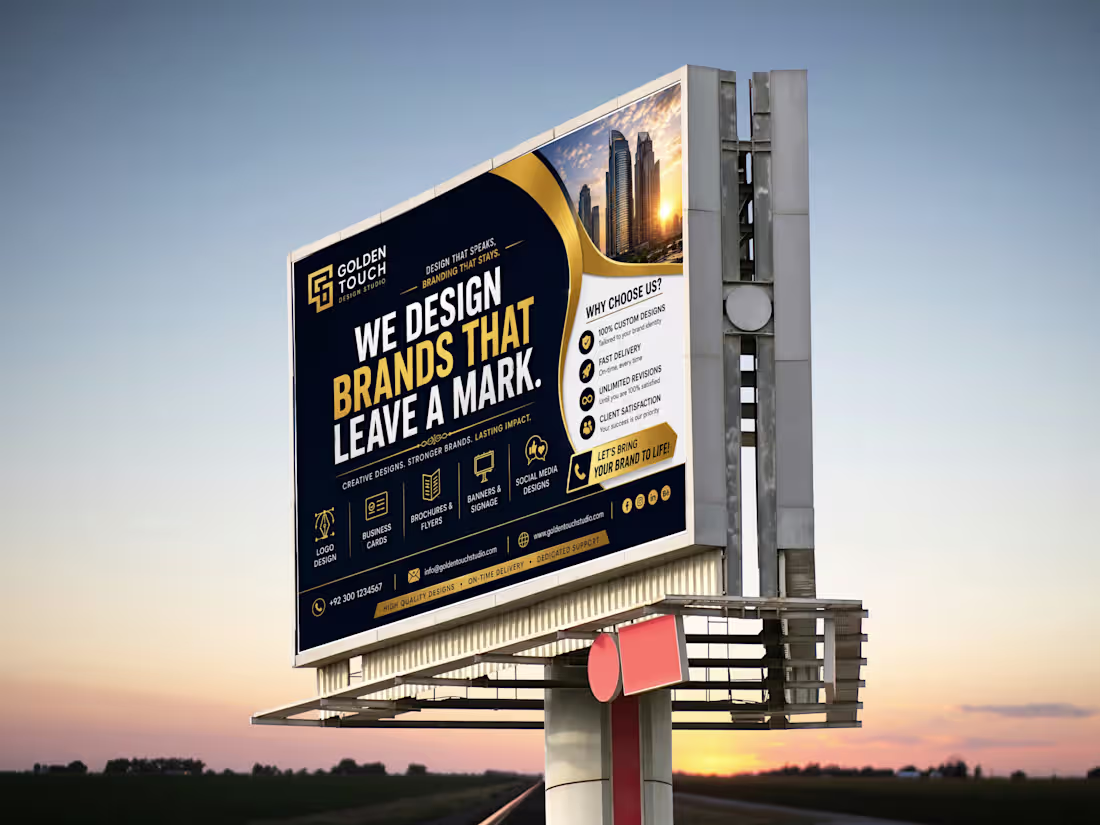 Cover image for Designed a clean and impactful