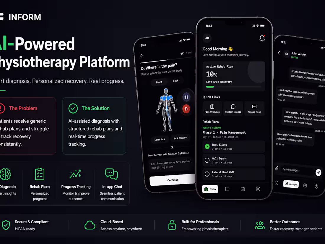 Cover image for InForm - AI-Driven Physiotherapy App