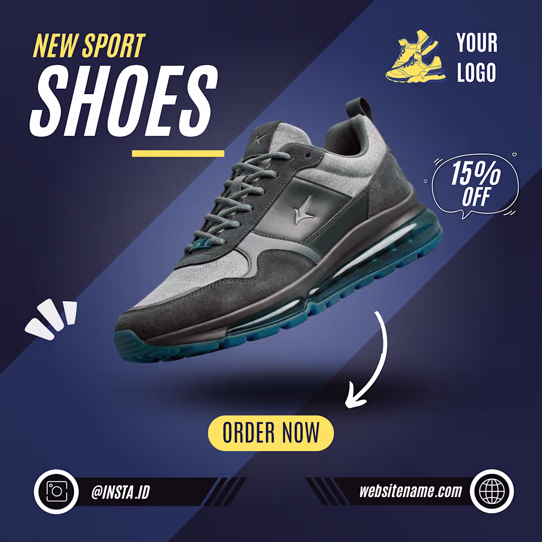 Cover image for Sport Shoes - Launching Social