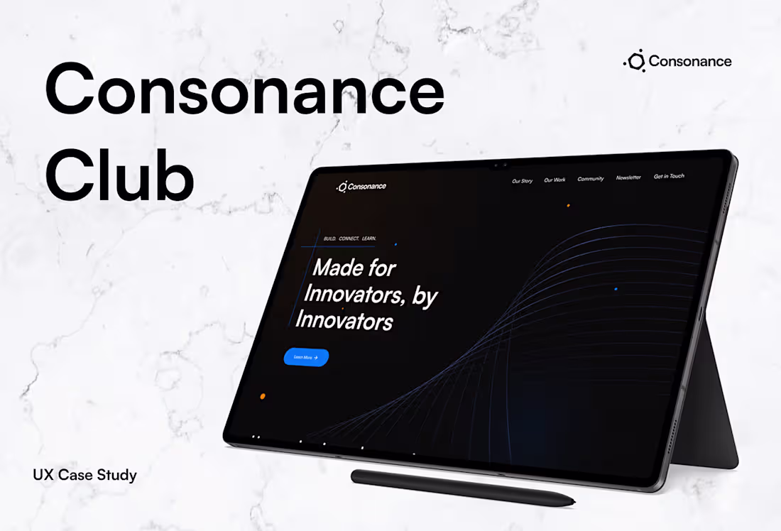 Cover image for Consonance Club Website Redesign & Development 