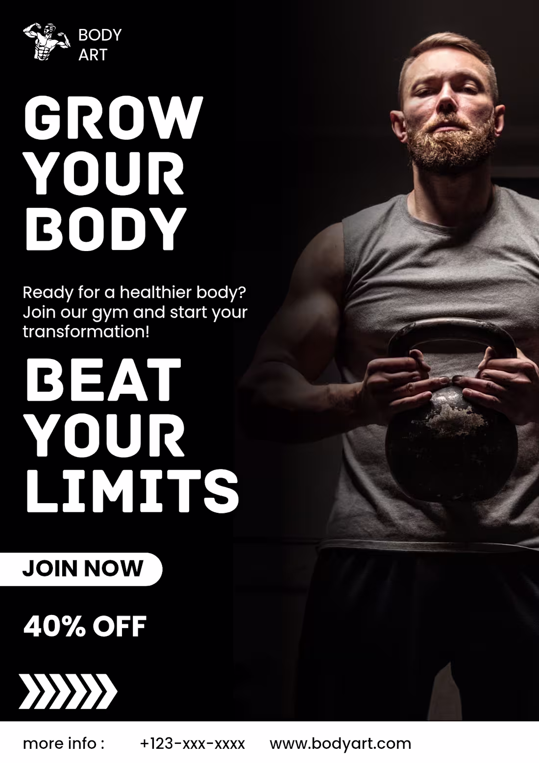 Cover image for GROW YOUR BODY. BEAT YOUR