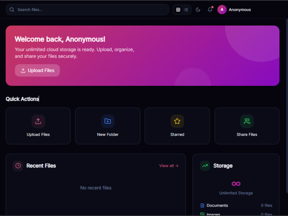 Cover image for Hcloud: Unlimited Free Cloud Storage
