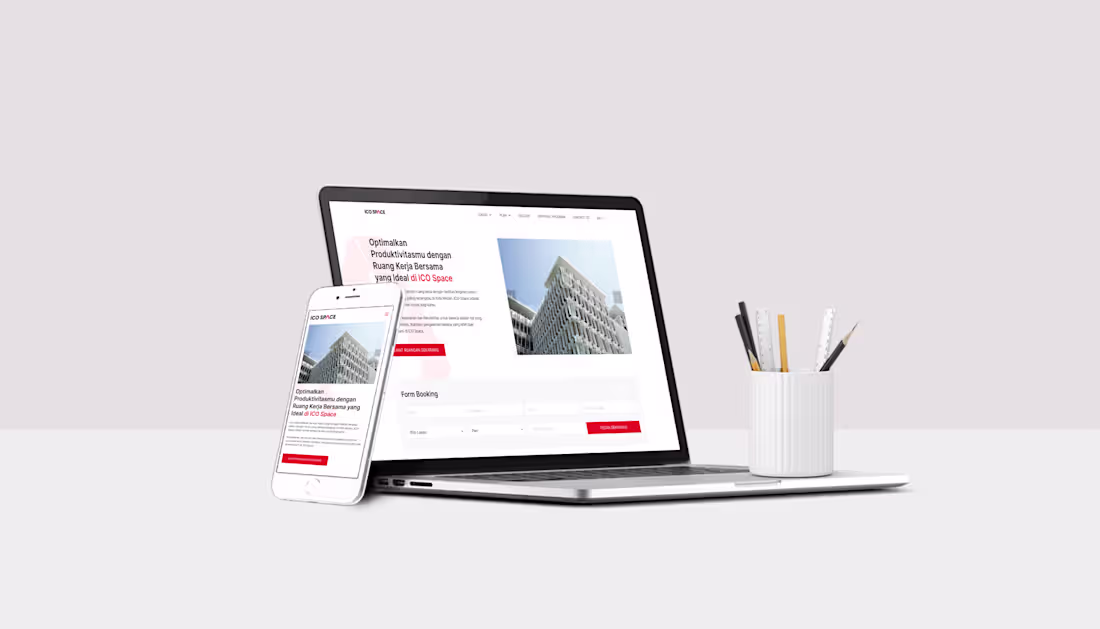 Cover image for Crafting Co-working Space Booking Website for Ico Space