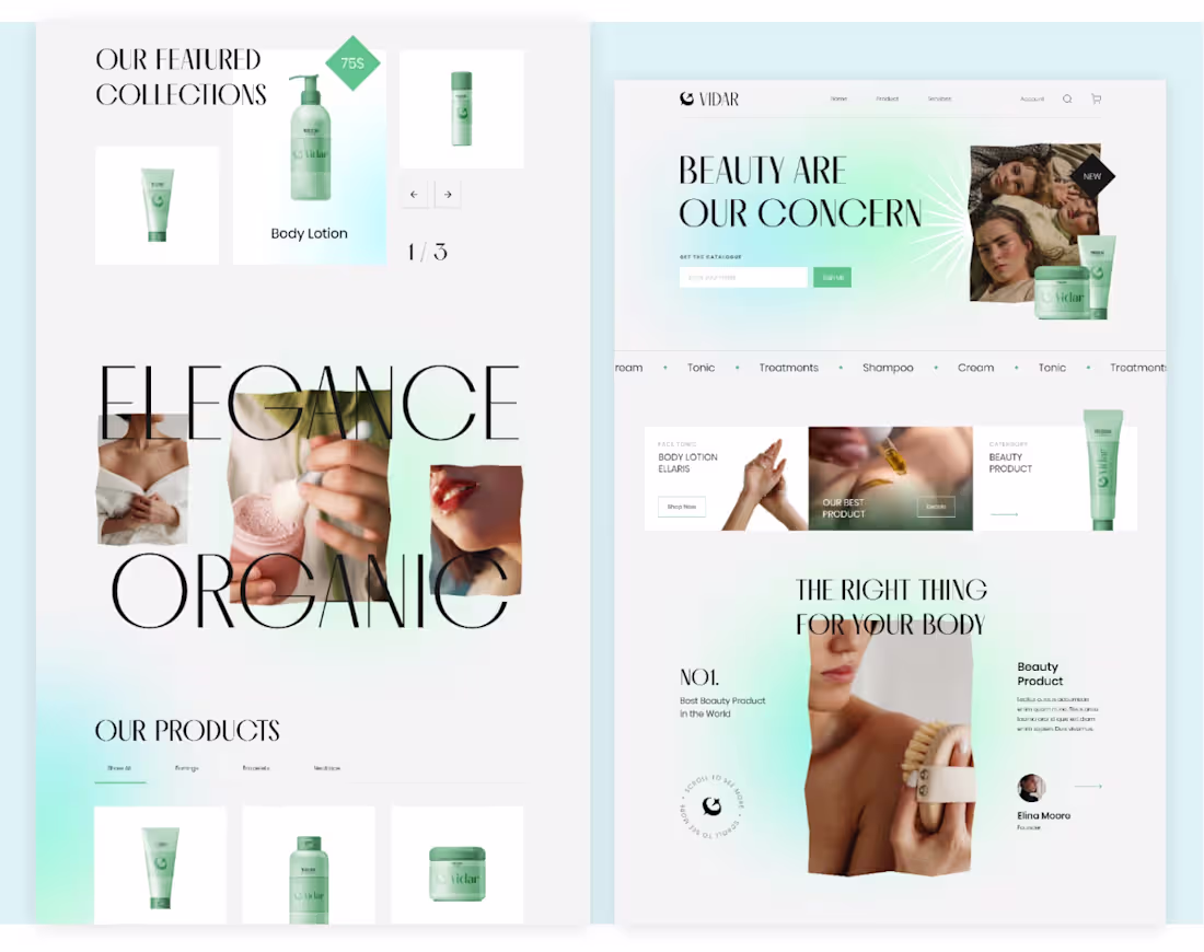 Cover image for Beauty Ecommerce Platform Design